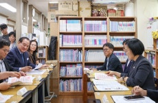 유동균 마포구청장 국무총리와 지역아동센터 돌봄 현장 살펴