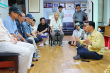 이승로 성북구청장 폭염 속 무더위쉼터·스마트 쉼터·건설 현장 현장점검