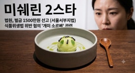 디저트에 개미 토핑 올린 ‘미쉐린 2스타’ 대표 벌금형