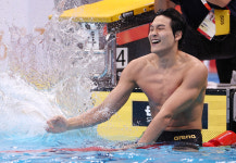 김영범, 자유형 50ｍ 대회新 금메달…수영 첫 금