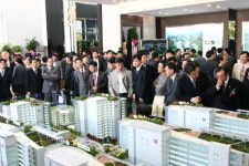 쌍용건설 부천 테크노파크 3차 모델하우스 인파