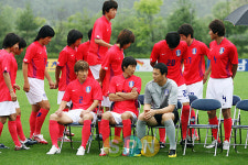 [김정욱의 포토에세이]축구대표, "골보다 포즈가 더 어려워!"