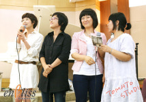 [포토]김미자 결혼식장 찾은 미녀 3총사...최강희-송은이-김숙