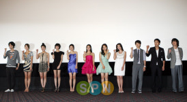 [포토]베일벗은 오감도, 감독과 출연배우들 파이팅!