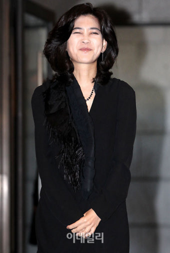 [포토] `웃음 참는 이부진 사장`