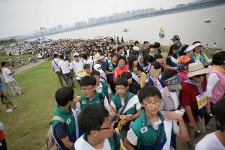 [포토]`3000명이 한강변을 걷는 장관`