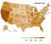 美 남부 실업률이 더 오른다..건설·제조업 부진