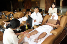 [포토]리버사이드호텔, 남성전용 `더 메디 스파` 오픈