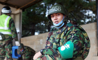 입대 김준 `중대장 훈련병` 선발
