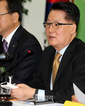 [포토]박지원 '김대중 전 대통령 노선과 이념 계승돼야 한다'