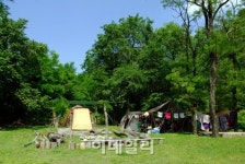 오손도손 이야기도 나누고 별도 헤아려 보고... 정선 자연학교 캠핑장