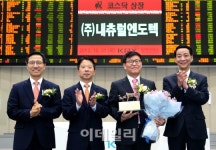 [포토](주)내츄럴엔도텍  코스닥시장 상장기념식
