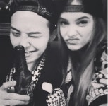 바바라 팔빈 지드래곤! 드디어 만났어 커플 모자 스타일