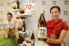 [포토]롯데주류, 차례주 ‘백화수복’과 함께 명절 차례 지내기-5