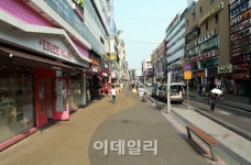 [포토]한산한 안산시 중앙동 번화가