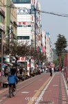 [포토]한산한 안산시 중앙동 번화가