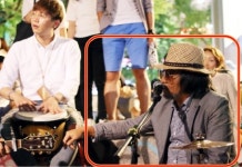홍대 이승철 깜짝 등장.. 할아버지 분장에 버스킹 '아무도 몰랐네'