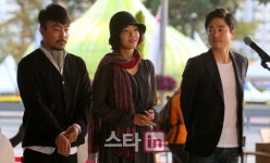 [포토]야외무대인사 갖는 영화 