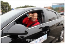 [포토]윤성규 장관, 친환경 운전왕 선발대회 참석