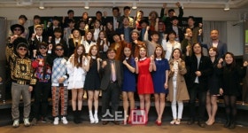 [포토]K-POP 해외쇼케이스 참가 뮤지션 기자간담회
