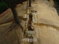 전북 장수 동촌리 고분서 말발굽에 박은 편자 출토