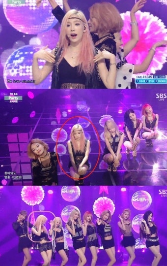 태연, 방송 태도 논란 '무성의 안무-카메라 외면' 무슨 일?