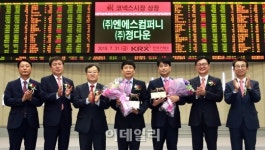 [포토](주)엔에스컴퍼니, (주)정다운  코넥스시장 신규상장기념식
