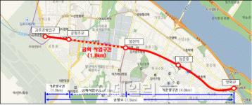 서울 마곡지구 공사로 끊겼던 공항로 중앙차로 뚫린다