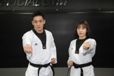 [포토] 홍영기-남예현 태권도 매운 맛 보여줄께요