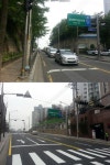 [포토]서울 청구로~금호로 구간 확장공사 전과 후