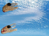 [포토] `2016 FINA/NVA 다이빙 월드 시리즈` 중국 남녀 선수의 동작