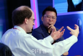 [포토]대담하는 닉 보스트롬-김대식 교수
