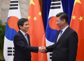 시진핑, 황교안과 면담..사드·북핵문제 논의