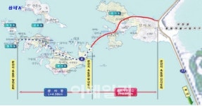 새만금방조제~고군산군도 국도4호선 부분 개통..이동시간 50분 단축