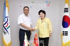 [포토] 중국 상해시 홍구구 대표단 서초구청 방문2