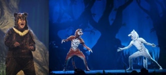 무대위 극한알바…한여름 인형탈 쓴 배우들