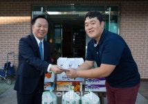 [포토]김동극 처장 경주 노인복지시설 찾아