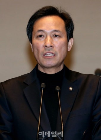 [포토]탄핵의총서 발언하는 우상호 원내대표