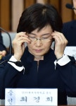 [포토]안경쓰는 최경희 전 이화여대 총장