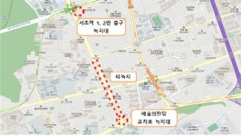 서울 서초구 예술의전당∼서초역 1.3㎞구간 낡은 보행도로 정비