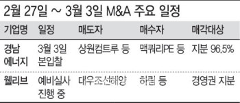 (주)웰리브삼녹점 | [M&A in&out]경남에너지 매각 본격화