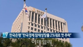 [이데일리N] 한국은행 한국경제 잠재성장률 2%대로 첫 추락 外