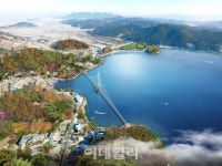 충남 예산 예당호에 동양 최대 규모의 출렁다리 선보인다