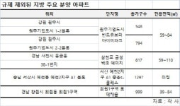 [8·2 부동산대책 후폭풍]①초강력 규제 비껴간 무풍지대에 쏠린 눈