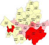 서울 집값 5주째 상승폭 확대..강남3구·양천구 1% 안팎 뛰어