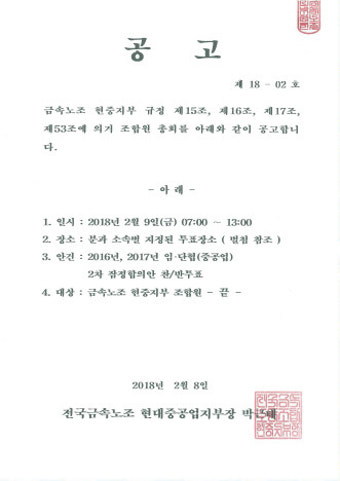 현대중공업 노조, 오늘 임단협 찬반투표 돌입