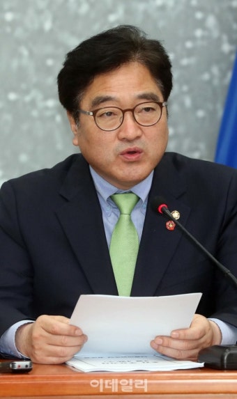 [포토]발언하는 우원식 원내대표