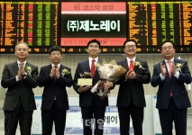 [포토] 제노레이 코스닥시장 신규상장