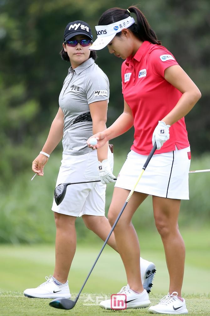 KLPGA 투어 오로라월드 레이디스 챔피언십 2라운드, 서어진·최민경·김리안 공동 선두!
