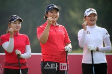 [포토] 국가대표 유해란 '에비앙챔피언십 향한 도전'